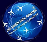 air ambulance logo in Indore